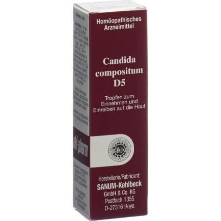 Sanum Candida Compositum Tropfen D5 Flasche 10 ml - PrimeCare Global